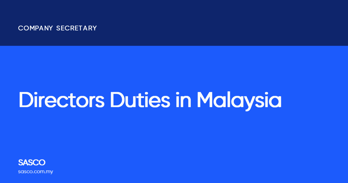 Directors Duties in Malaysia