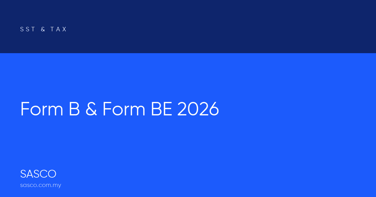 Form B & Form BE 2026