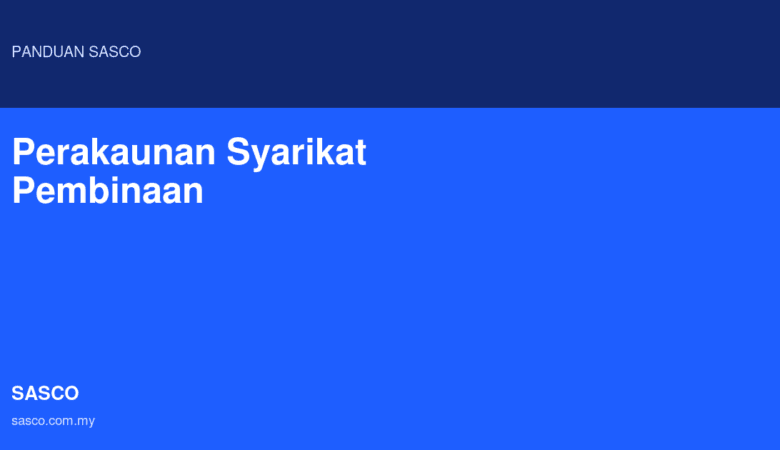 Perakaunan Syarikat Pembinaan di Malaysia